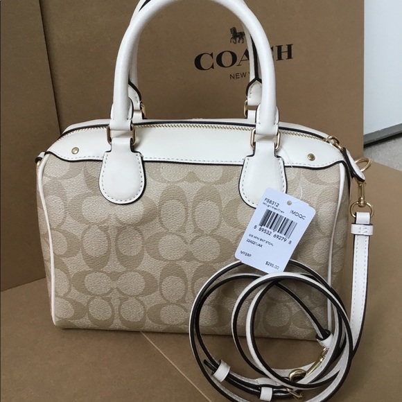 🌹Coach Mini Bennett Satchel In Signature NWT. - Picture 6 of 8